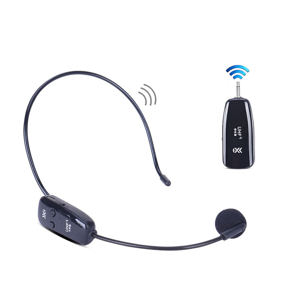 Wireless Microphone Headset Mic for Voice Amplifier Speaker Teaching Tour Guide