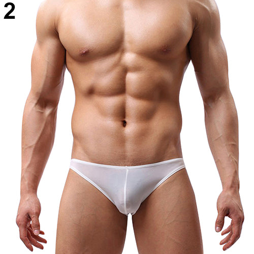 Men's Soft Tangas Jockstrap Underwear T-Back G-String Briefs Sexy Pouch Thongs