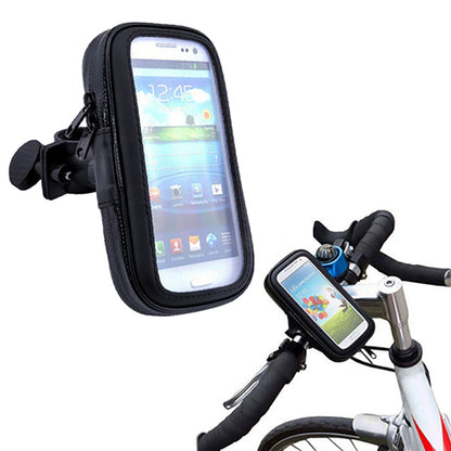 Waterproof Bike Frame Phone Holder Bag Case with Handlebar for iPhone Samsung