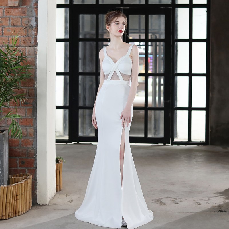 Wedding Model Hollow Exhibition Dress