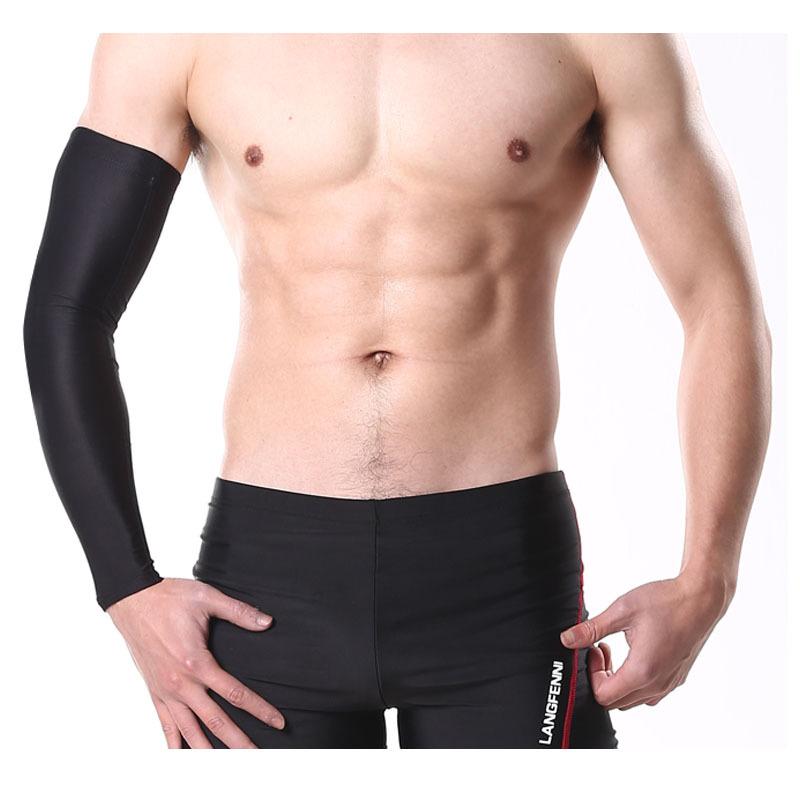 1Pcs UV Sunscreen Bicycle Cycling Arm Warmers Elastic Sports Safety Elbow Pad Basketball Long Arm Sleeve Elbow Support Protector - The Styky Shack