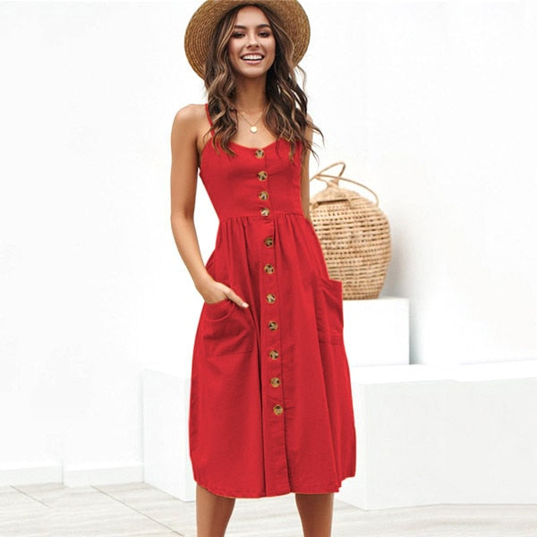 Sexy Party Boho Sundress Women Summer Dress