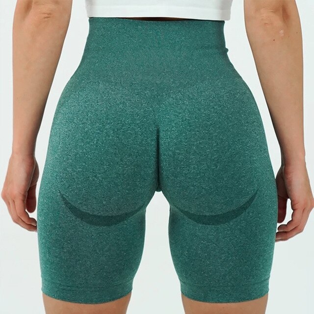 Pantalones cortos de Yoga para mujer, mallas deportivas de cintura alta, pantalones cortos deportivos de encaje perfecto, ropa deportiva para exteriores, ropa de gimnasio