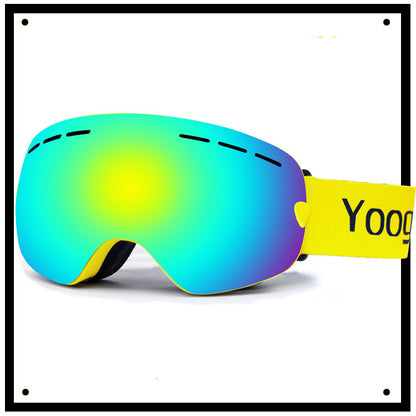 Adult double-layer ski goggles