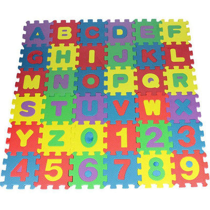 36Pcs/Set Child Kids Novelty Alphabet Number EVA Foam Puzzle