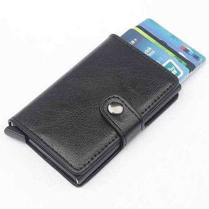 Anti-magnetic card holder wallet