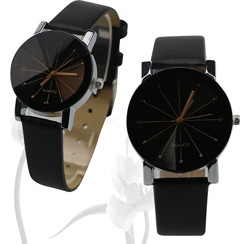 Alloy Faux Leather Quartz Sports Dress Wrist Watch