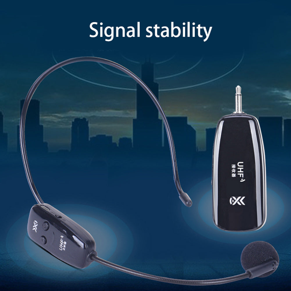 Wireless Microphone Headset Mic for Voice Amplifier Speaker Teaching Tour Guide