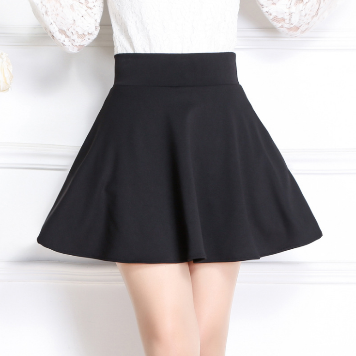 A-line Skirt Half-Length Pleated Tennis Skirt