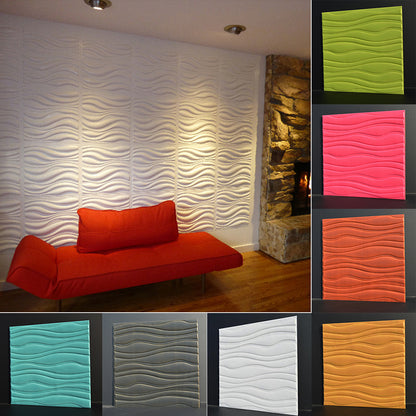 60x60cm 3D Wall Sticker Anti-Collision Brick Pattern Self-Adhesive Wallpaper