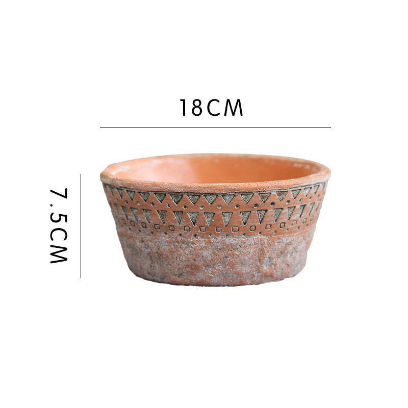 African earthenware cultivation in vintage terracotta pots - The Styky Shack