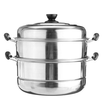 3 Tier Stainless Steel Pot Steamer Steam Cooking Cooker Cookware Hot Pot Kitchen Cooking Tools