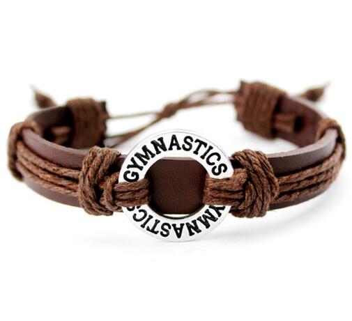 Basketball Football Soccer Softball Volleyball Leather Bracelets - The Styky Shack