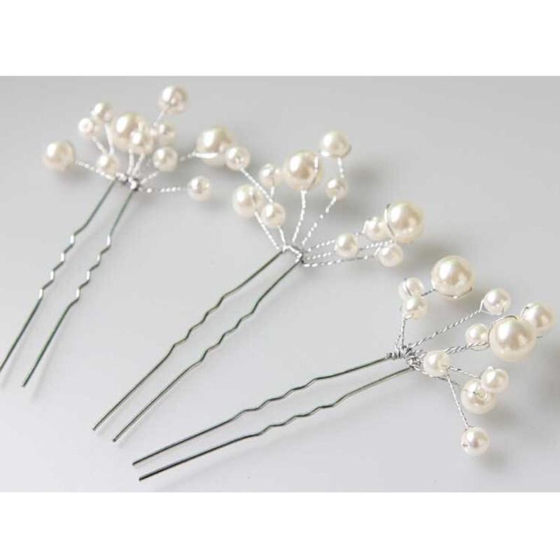 6 Pieces Wedding Bridal Hair Jewelry - The Styky Shack