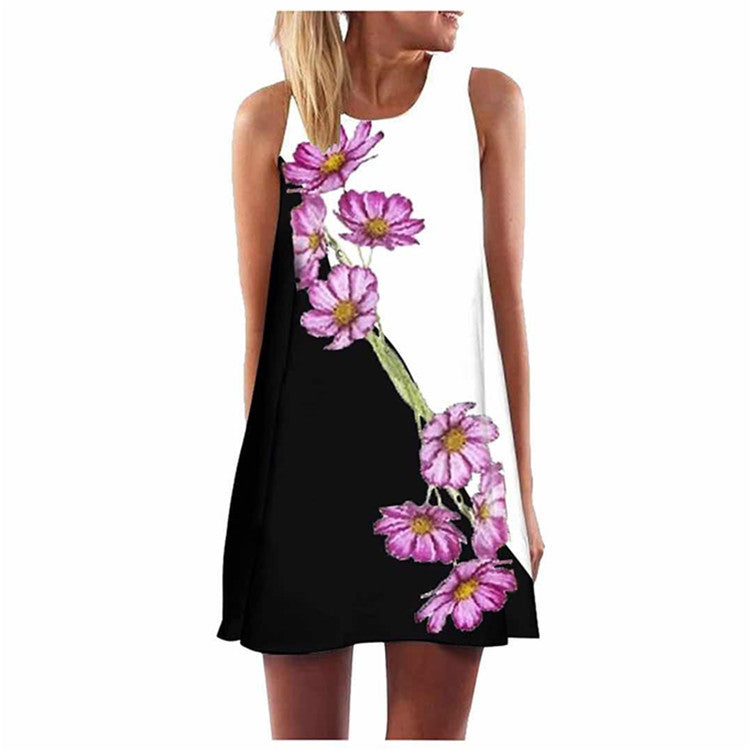 ¡¡¡EN VENTA!!! ¡¡¡50% REBAJADO!!! Vestido digital de jirafa de moda de verano para mujer