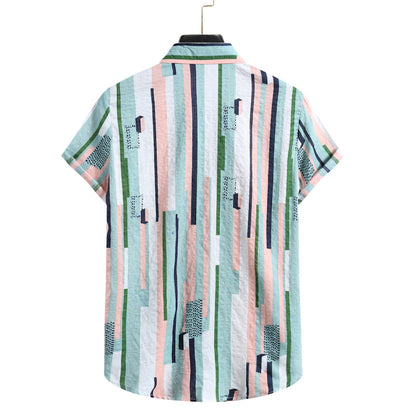 ON SALE!!! 50% OFF!!! Modern Pattern Style Short-sleeved Shirt