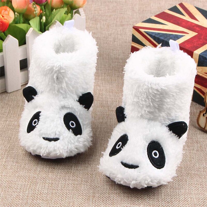 Baby Shoes Booties Winter Cute Lamb Animal Baby Girls Shoes Fleece Warm Toddler Moccasins Boots Footwear 6 Colors