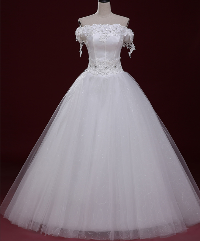 Vestidos de novia sin tirantes de encaje