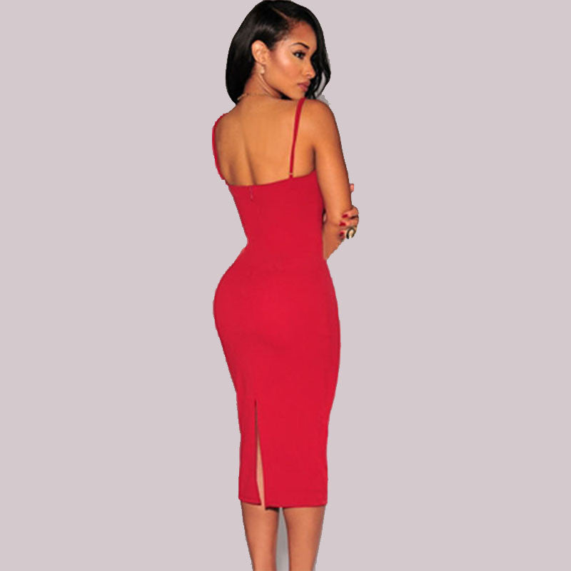 Long split sexy dress