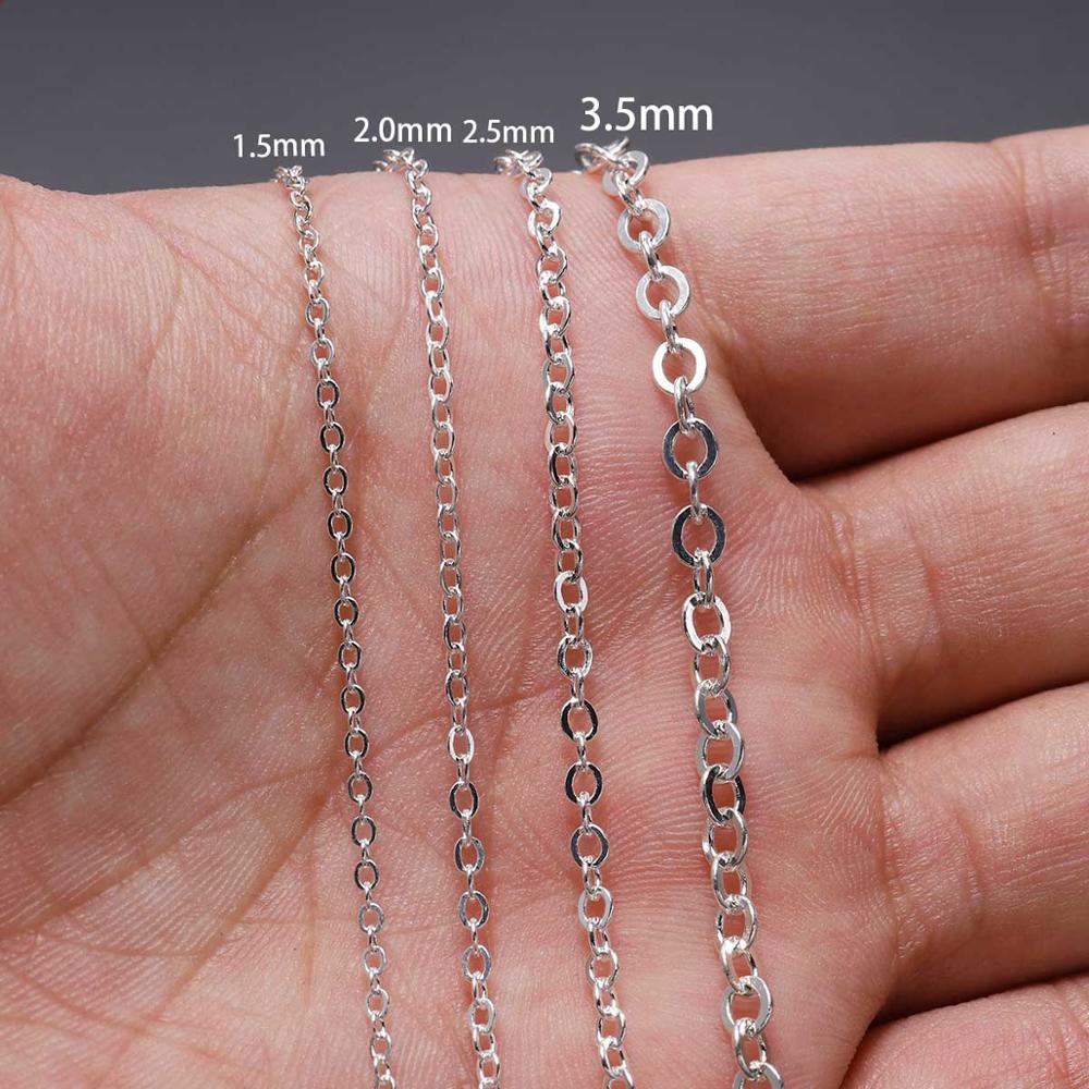 5 m/lot Gold/Bronze Plated Necklace Chain For Jewelry Making Findings DIY Necklace Chains Materials Handmade Supplies - The Styky Shack