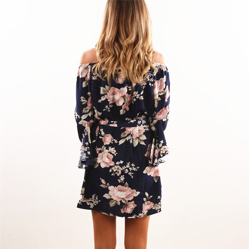 Women's Sexy Off-the-Shoulder Dress