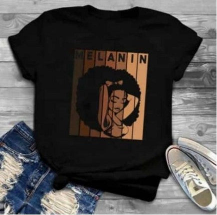 "Nubian Lady" Fashion Print Ladies Shirt