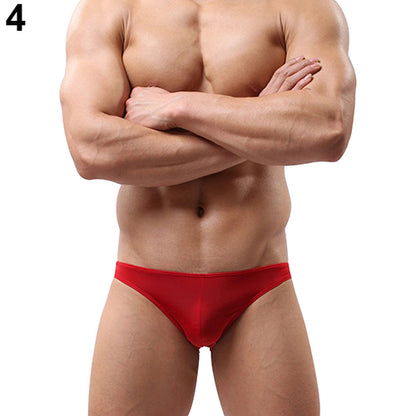 Men's Soft Tangas Jockstrap Underwear T-Back G-String Briefs Sexy Pouch Thongs