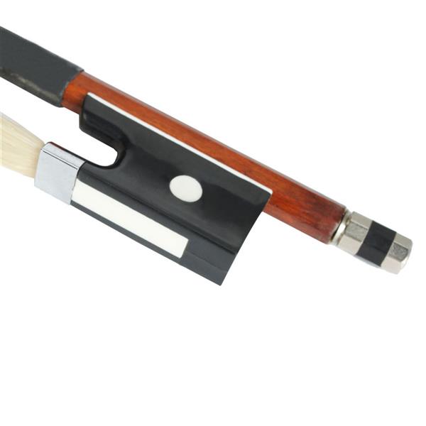 4/4 High Quality Arbor Violin Bow with Black Handle Brown