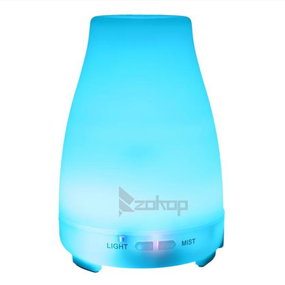 2368YK 110V 200ML Color Cycling Aroma Diffuser with White Controller US Plug - The Styky Shack