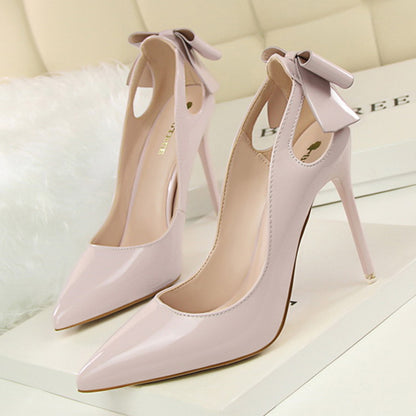 $20 OFF!!! Heel Cut Design Pointed High Heels Stiletto Shoes