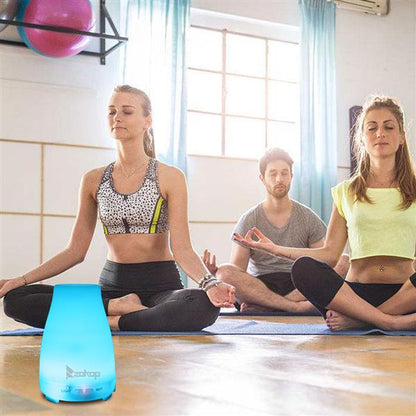 2368YK 110V 200ML Color Cycling Aroma Diffuser with White Controller US Plug - The Styky Shack