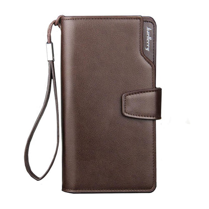 Baellerry Men Wallets Long Style High Quality Card Holder Male Purse Zipper Large Capacity Brand PU Leather Wallet For Men - The Styky Shack