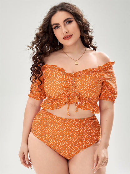 Women's Plus Size Split Bikini