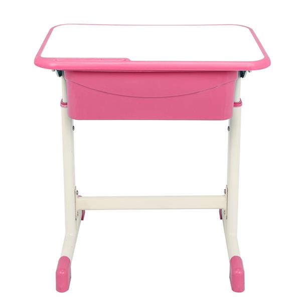 Adjustable Student Desk and Chair Kit Pink