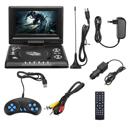 Función de juego portátil Dvd Evd Tv/fm/usb/de 7,8 pulgadas