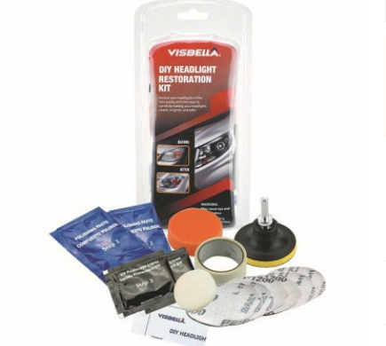 Visbella DIY Auto kit de restauración de faros de coche 