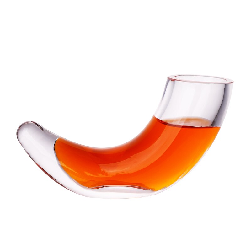 30ml Creative Drinking Horn Glass,Horn Cup,Whisky Glass, Shot Glass,Water Glass, Wine Glass