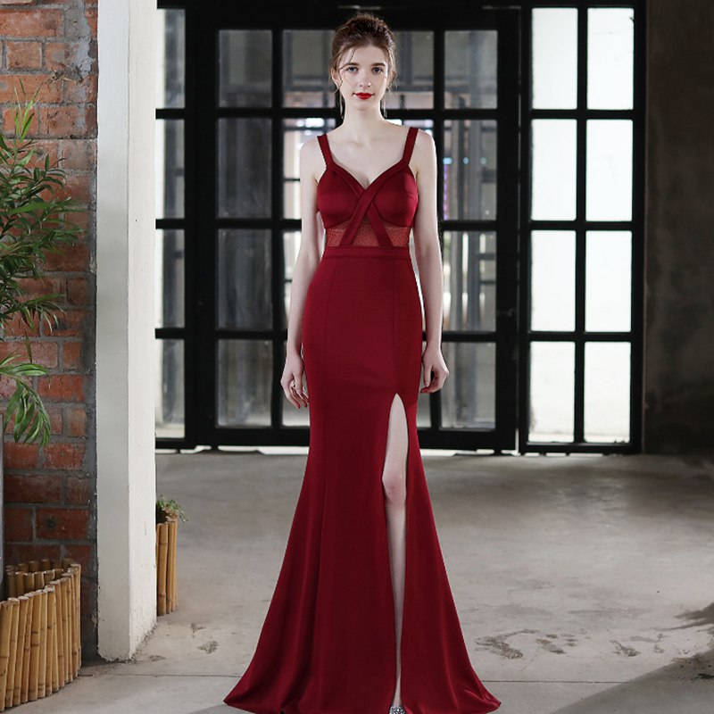 Wedding Model Hollow Exhibition Dress