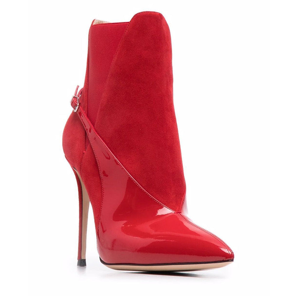 Women's Pointed Toe Stiletto Heel Ankle Boots