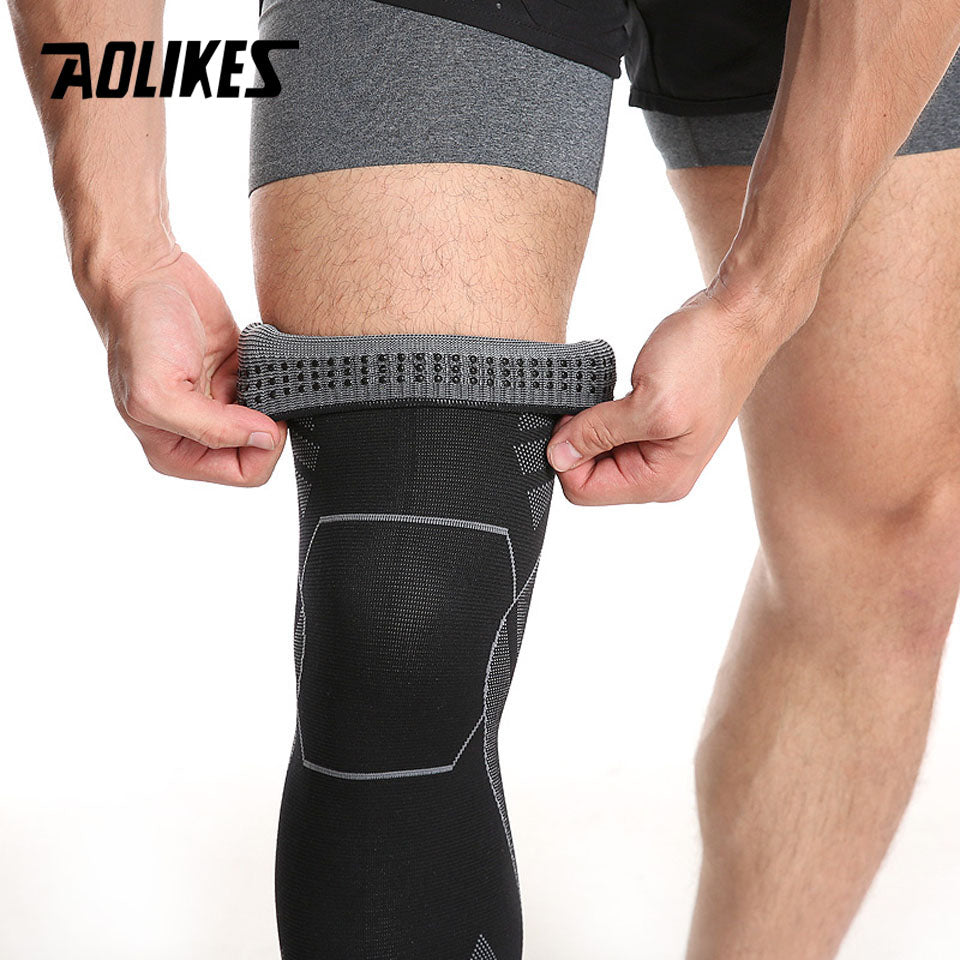 AOLIKES Knee Protector Elastic Knee Support Brace for Running, Basketball, Volleyball, Football,Cycling Knee Pads - The Styky Shack