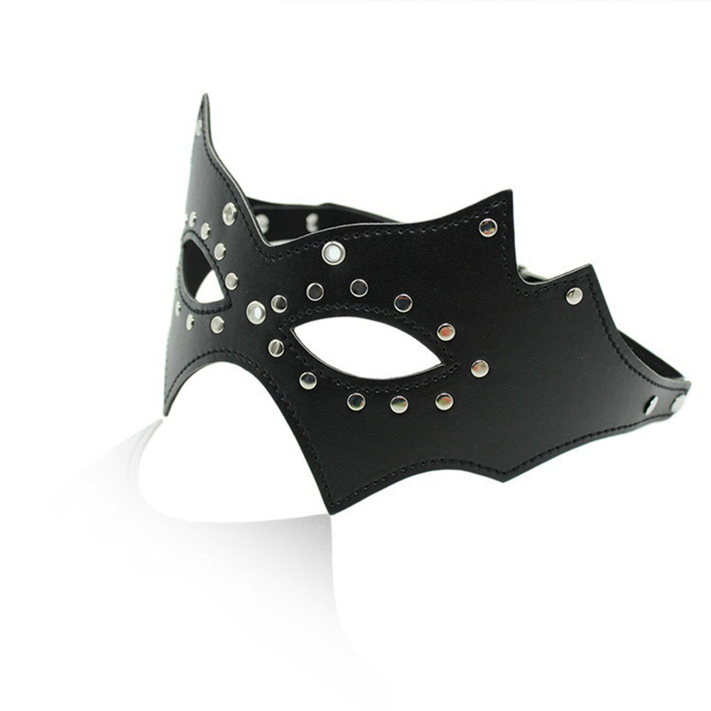 Women Masquerade Sexy Faux Leather Eye Mask Dress Up Party Costume Prop Sex Toy