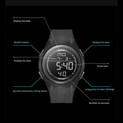 Waterproof Digital Watch Led Digital Stopwatches