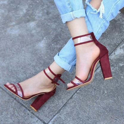 sexy comfortable hollow heel sandals shoes