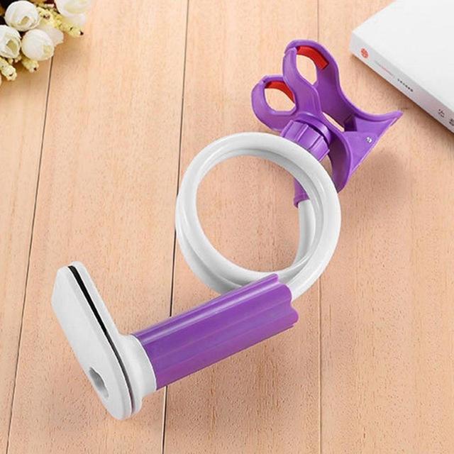 Soporte giratorio 360 para teléfono móvil, brazos largos y flexibles, soporte para cama de escritorio, soporte para móvil para iPhone, iPad, Samsung, Redmi