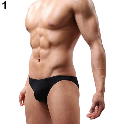 Men's Soft Tangas Jockstrap Underwear T-Back G-String Briefs Sexy Pouch Thongs