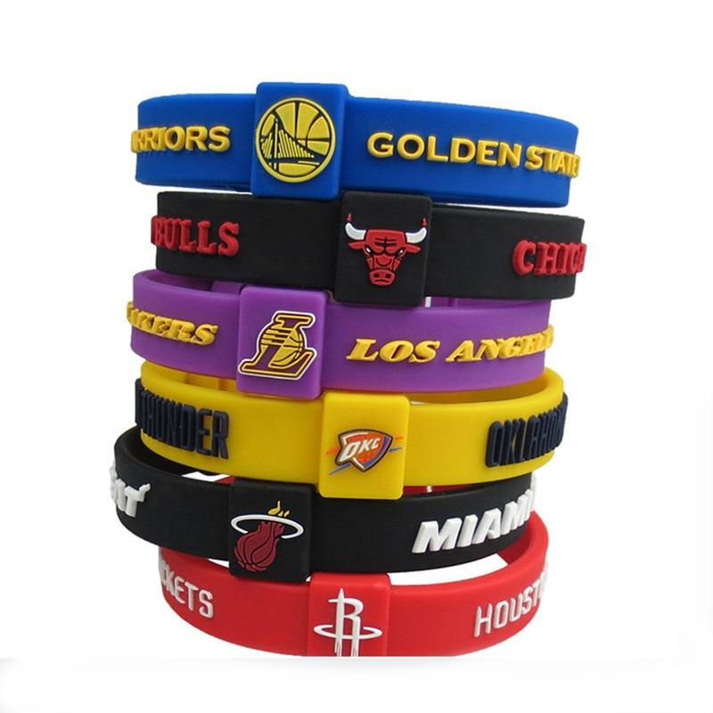 basketball team silicone bracelets sports wristbands - The Styky Shack