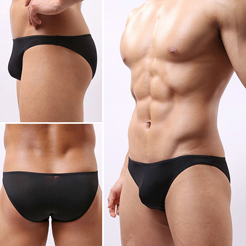 Men's Soft Tangas Jockstrap Underwear T-Back G-String Briefs Sexy Pouch Thongs