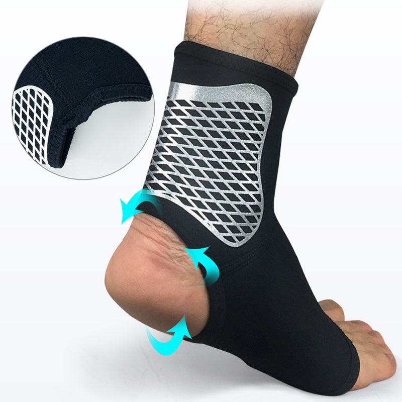 1pcs Ankle Support Compression Strap Achilles Tendon Brace Sprain Protect Ankle Brace Support Pad Adjustable Ankle Protector Football - The Styky Shack