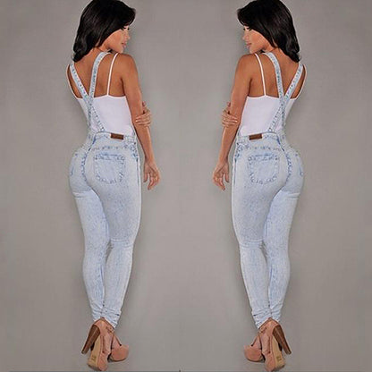 Women Sexy Baggy Loose Jeans Denim Overalls Pants Jumpsuit Rompers