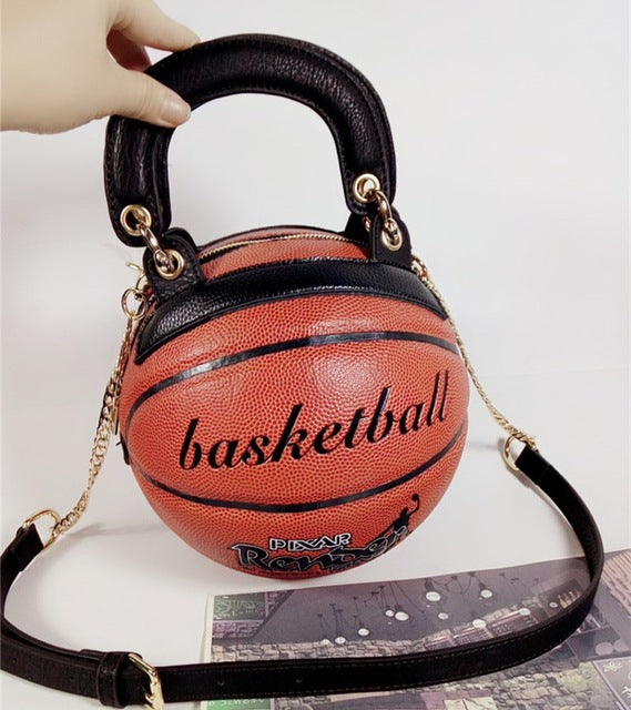 Basketball Shape Bags For Women Messenger Bag Women's Bag Luxury Handbags Women Bags Round Creative - The Styky Shack